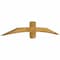 Ekena Millwork Bellingham Rough Sawn Timber Gable Bracket, Western Red Cedar, 72"W x 12"H x 4"D x 4"F, 4/12 Pitch GBW072X12X0404BEL00RWR - alternate 3